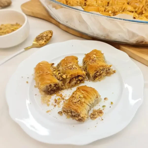 Baklawa Rolle Walnuss